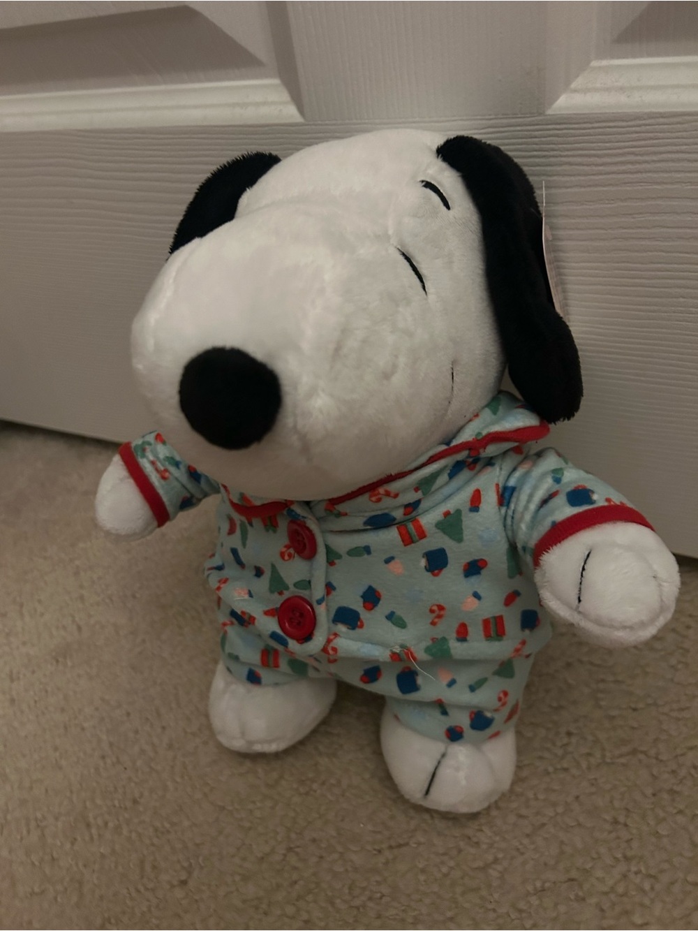 Peanuts Snoopy in Christmas Pajamas Plush